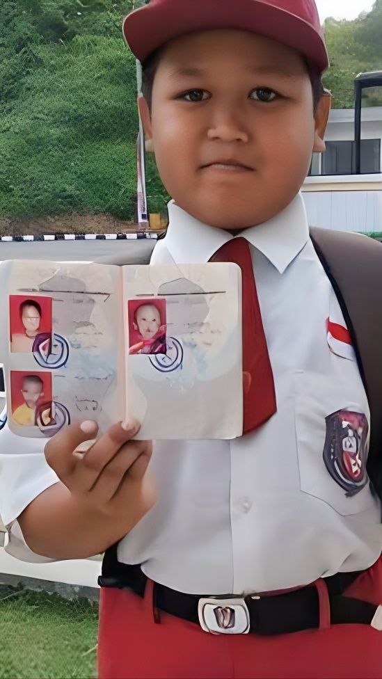 Anti Sombong! Bocah Ini Setiap Hari Keluar Negeri untuk Berangkat Sekolah