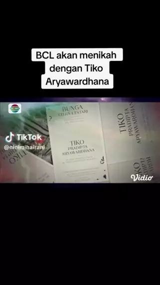 Baru-baru ini dokumen dan undangan BCL dan Tiko tersebar di dunia maya. Keduanya dikabarkan akan menikah dalam waktu dekat.