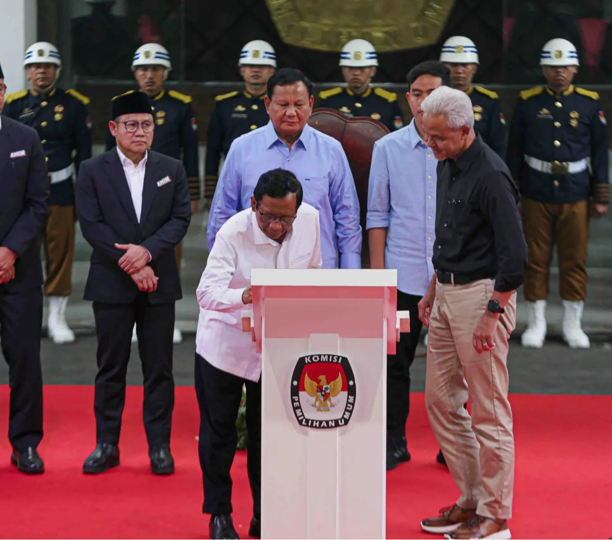 FOTO: Ekspresi Tiga Pasangan Capres Dan Cawapres RI Deklarasi Kampanye ...