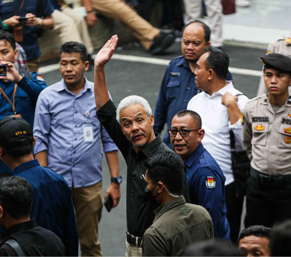 FOTO: Ekspresi Tiga Pasangan Capres Dan Cawapres RI Deklarasi Kampanye ...