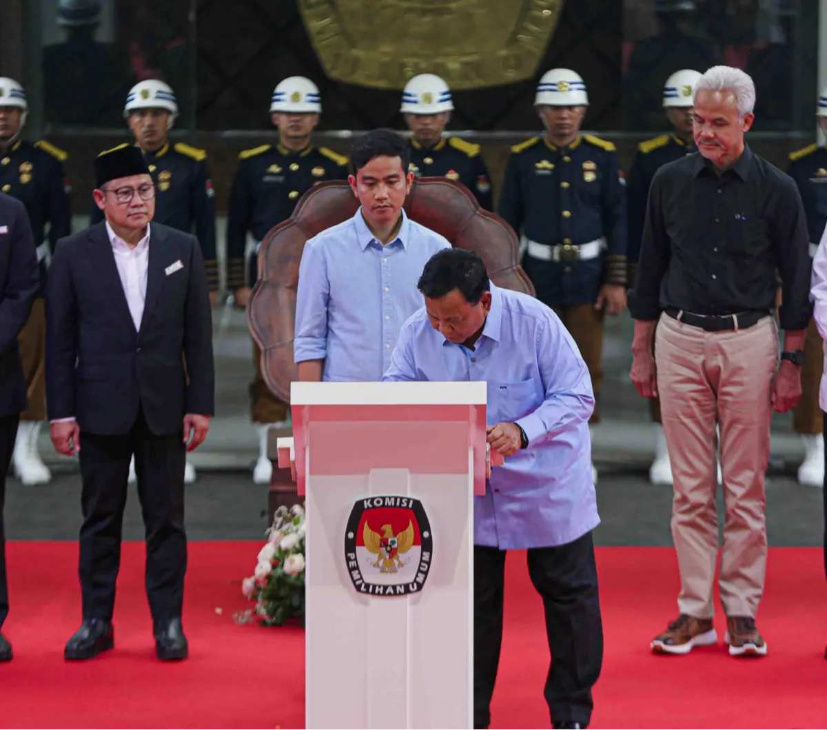 FOTO: Ekspresi Tiga Pasangan Capres Dan Cawapres RI Deklarasi Kampanye ...