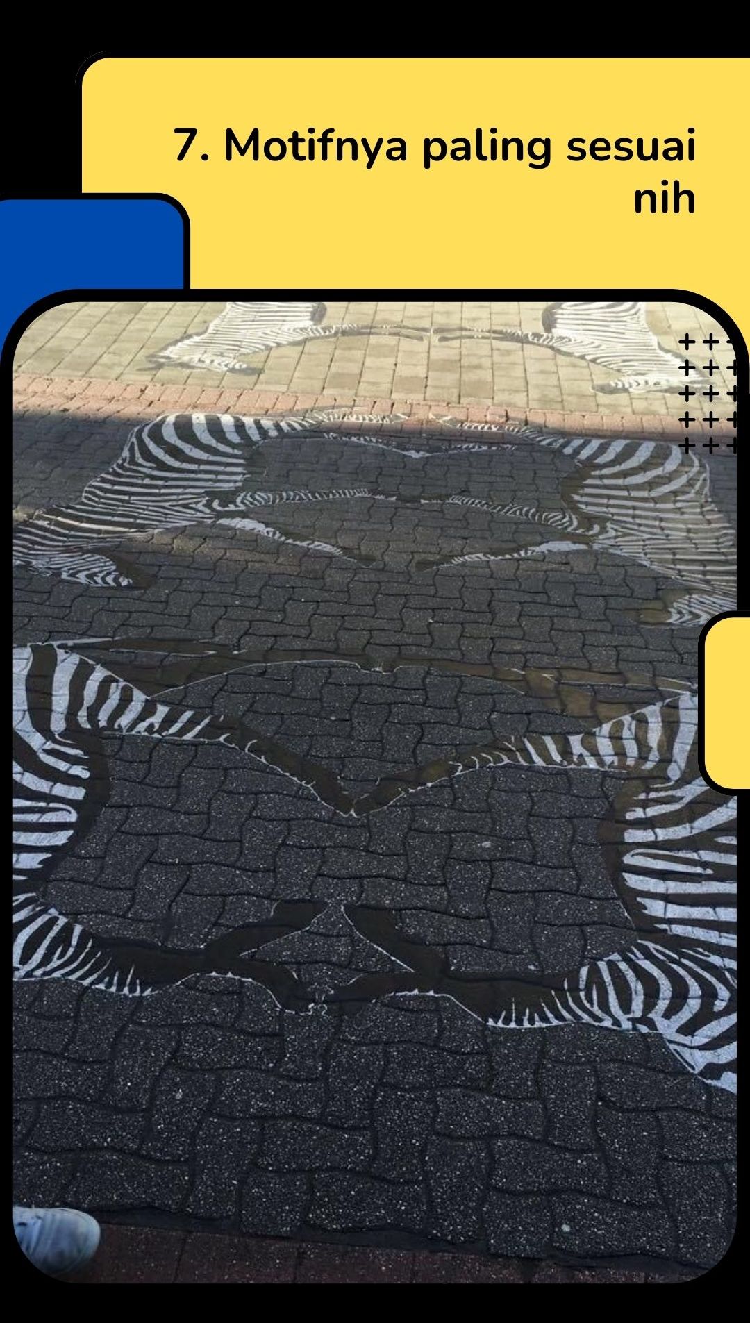 10 Potret Desain Zebra Cross Terunik di Dunia, Bikin Pengguna Jalan