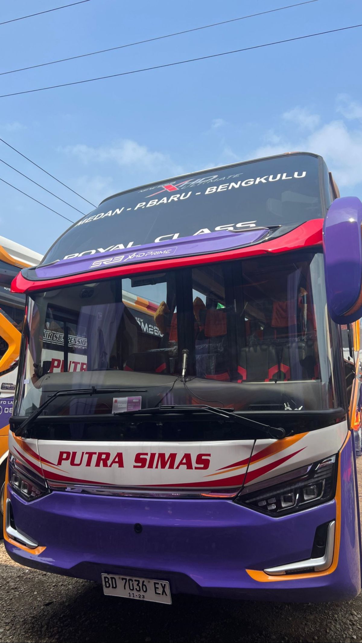 Lintas Sumatera, PO Putra Simas Perkenalkan Armada Bus Baru Pakai Hino ...