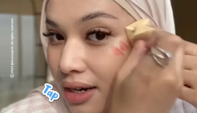 Baurkan dengan Spons