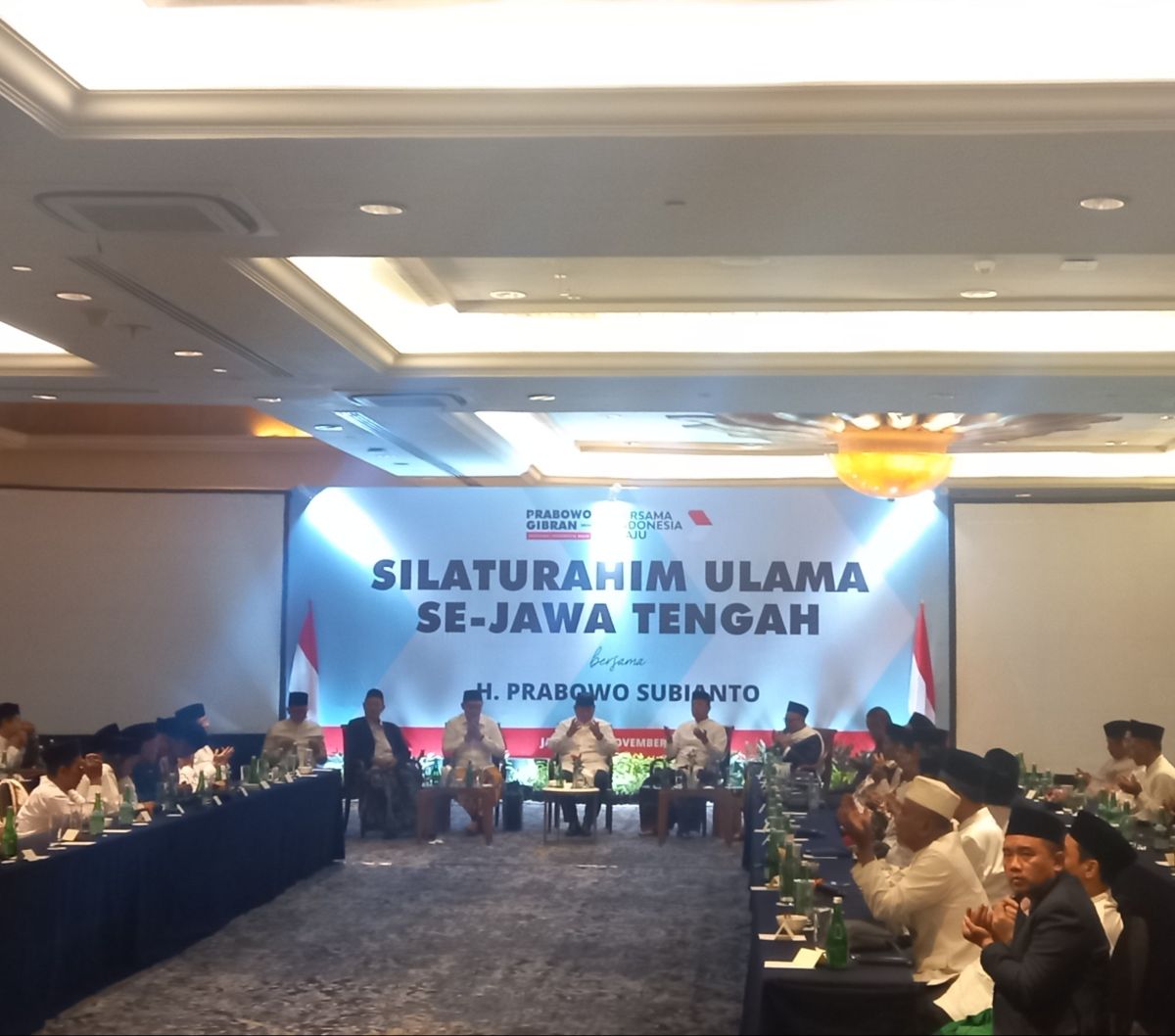 Prabowo Bertemu Ulama Jawa Tengah di Hotel Arya Duta Jakarta: Kiai Paling Penting Doanya