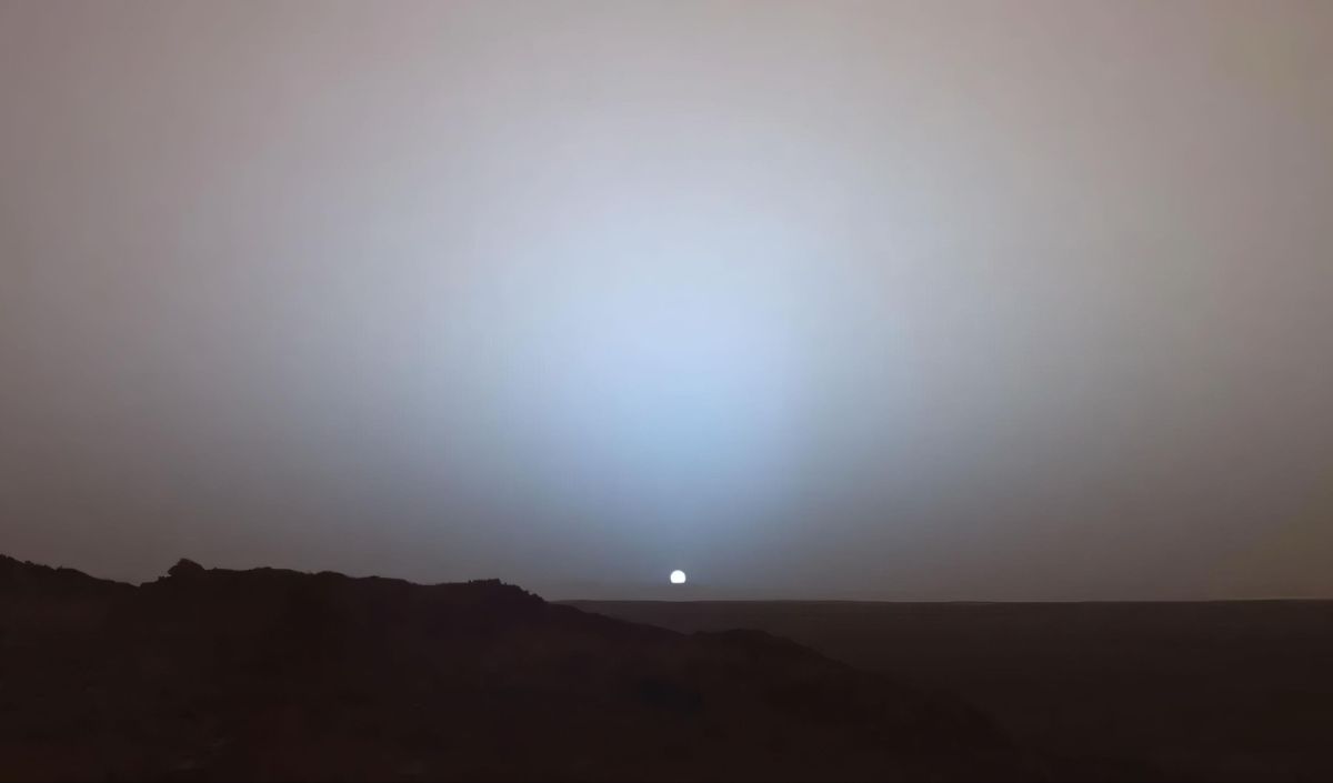 Itulah Alasan Sunset Mars Warnanya Biru
