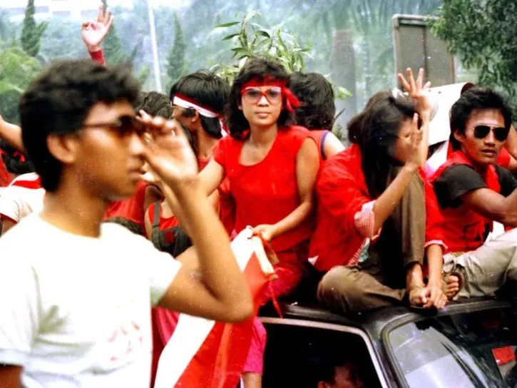 FOTO: Potret Nostalgia Saat Warga Jakarta Kampanye Partai Politik Tahun 1987