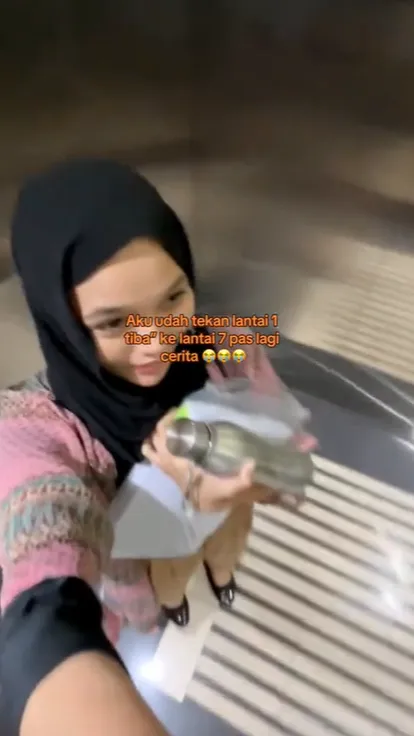 Momen Horor Lift Tiba-Tiba Naik ke Lantai 7 Padahal Gelap dan Kosong, Netizen: Auto Tahan Napas Pas Pintu Kebuka