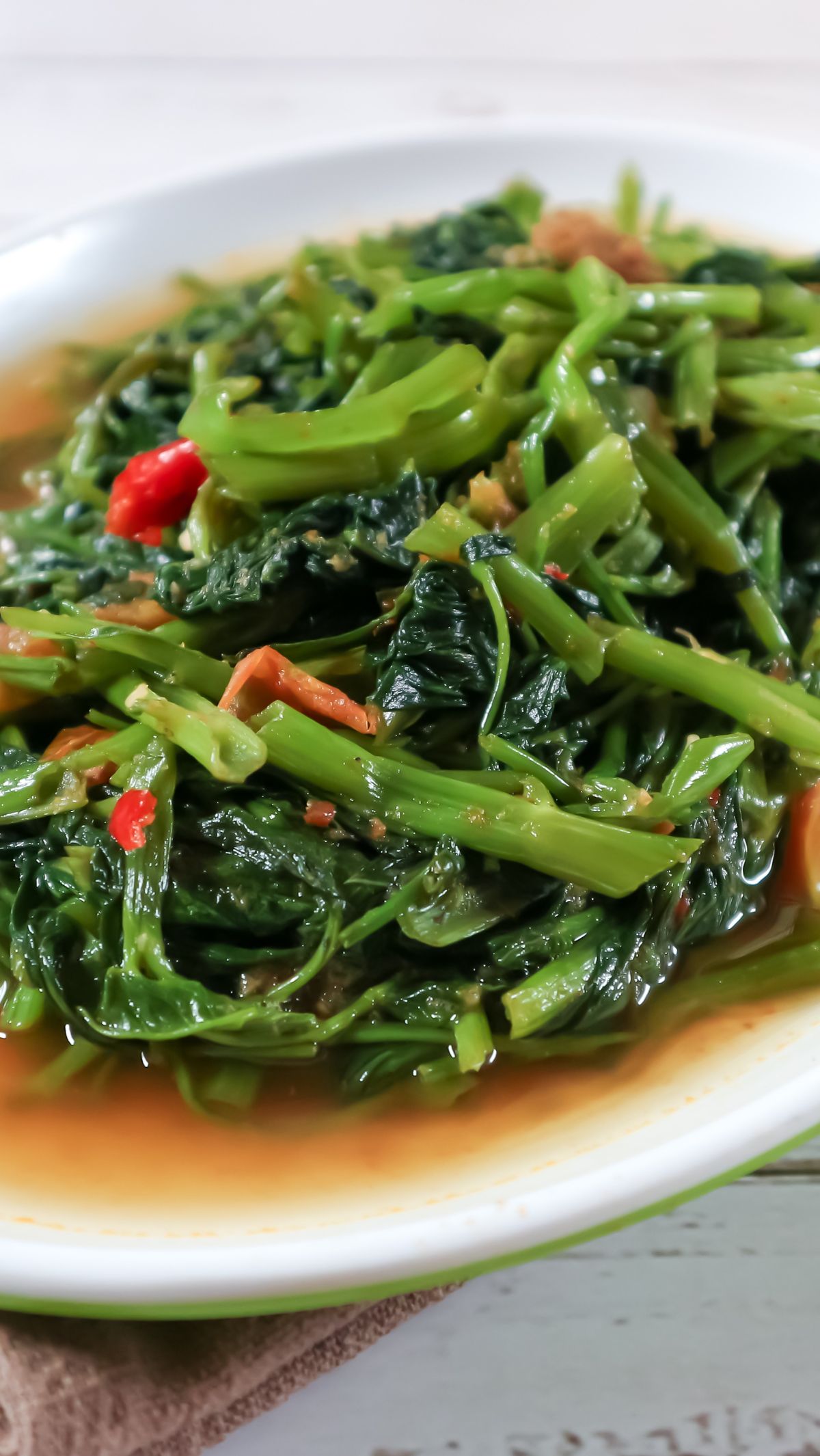 2 Resep Simpel ala Rumahan, Tumis Kangkung Tauco