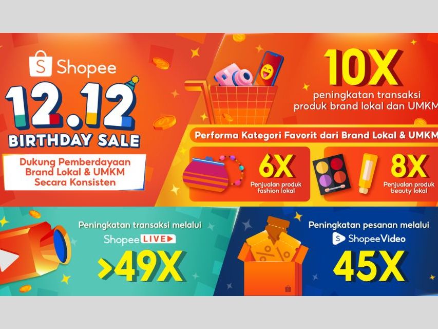 Komitmen Dukung Brand Lokal & UMKM, Shopee 12.12 Birthday Sale ...