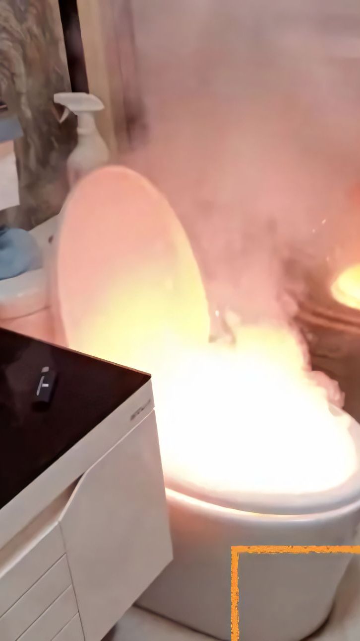 Toilet Pintar Tiba-Tiba Terbakar, Pria Ini Nyaris Maut