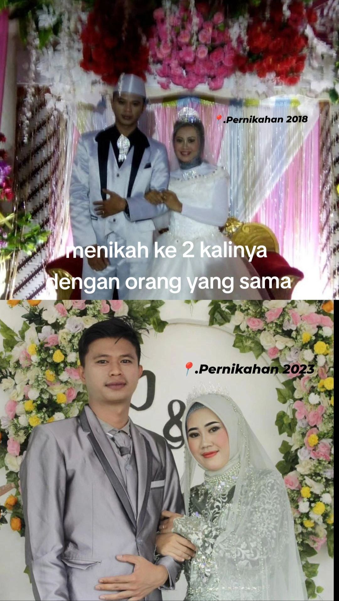 Gantikan Adik, Suami Istri Ini Tahan Malu Jadi Pengantin di Resepsi, Seperti Nikah Ulang