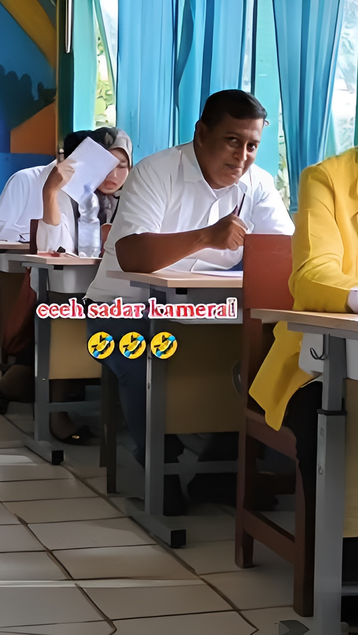 Momen Awkward Istri Jadi Pengawas Ujian Suami, bak Kisah FTV