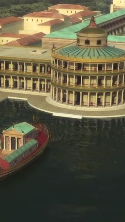 Penampakan Dalam Istana Super Megah Kaisar Romawi yang Berlapis Emas dan Bergambar Hewan Buas