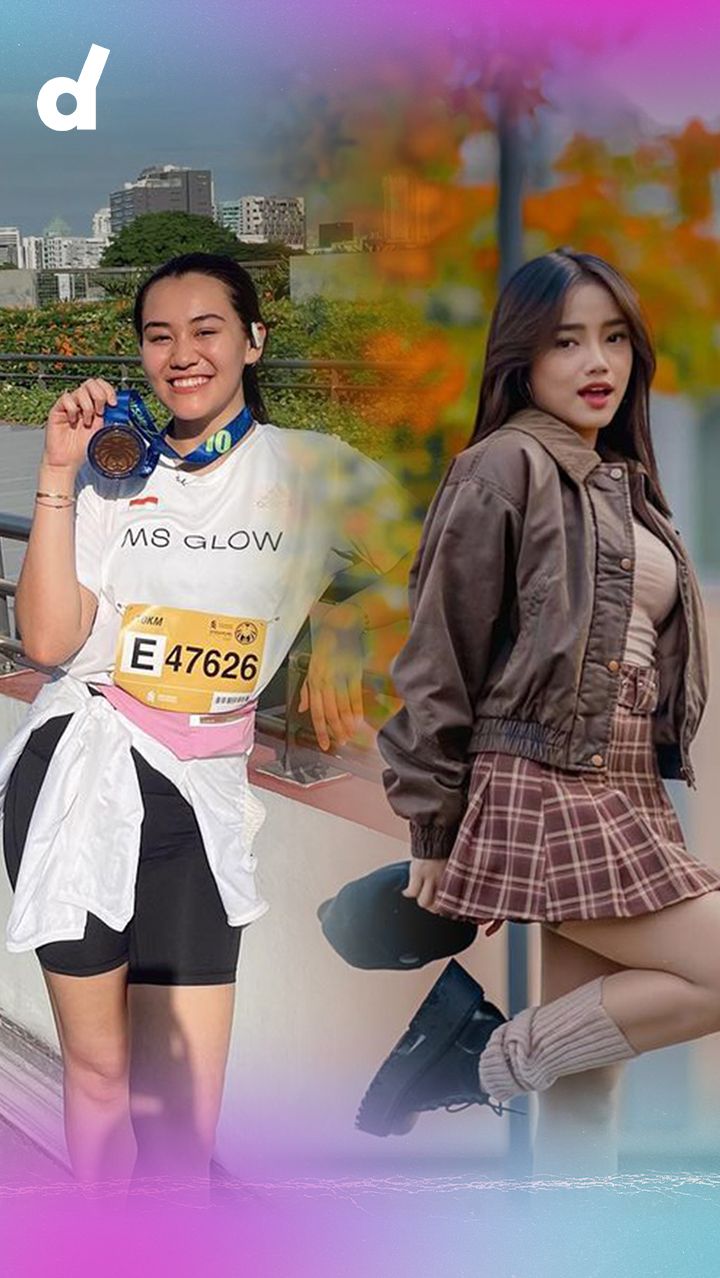 Aaliyah Massaid dapat Medali Maraton di Singapura, Fuji: Aku Tim Hore Aja