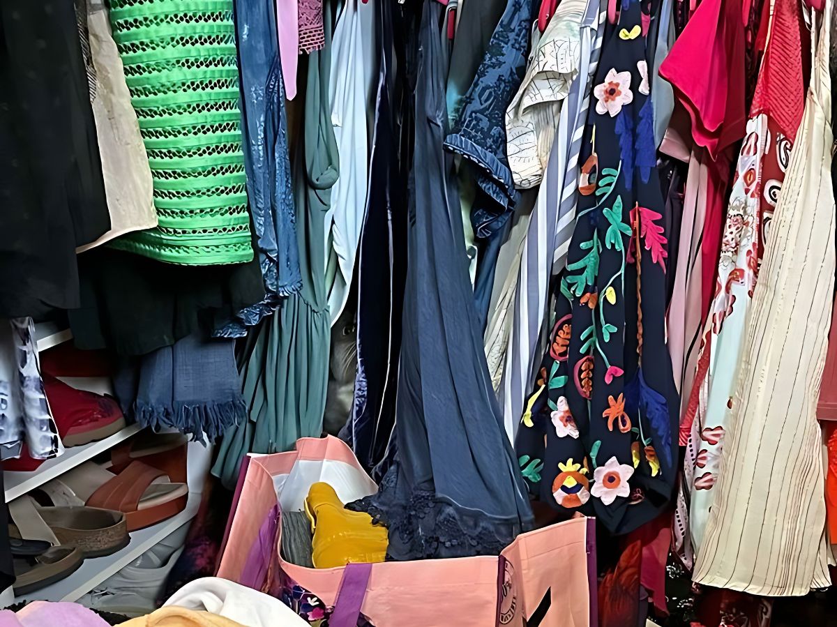 Kucing di Antara Baju