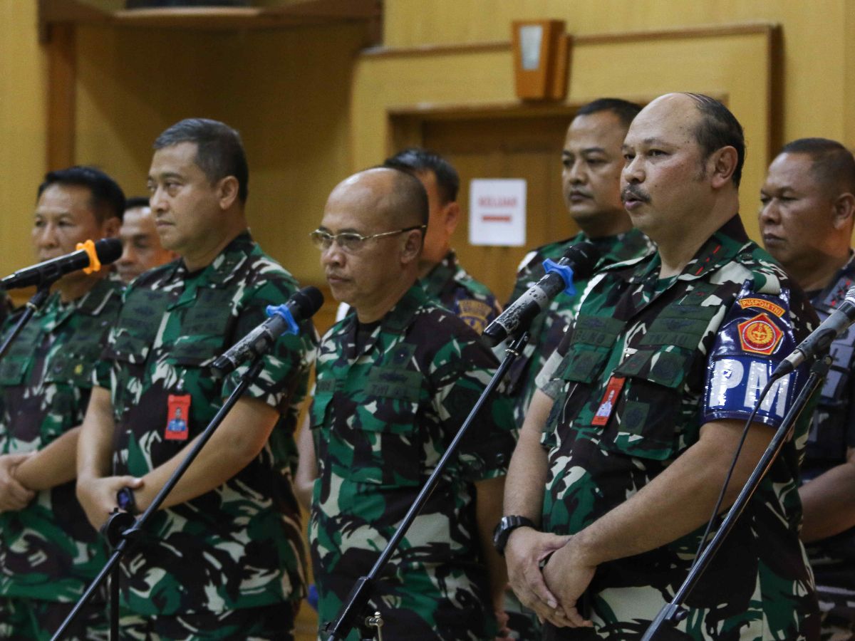 FOTO: Danpuspom TNI Protes Keras Penetapan Tersangka Kabasarnas Oleh ...