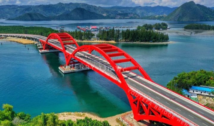 Jembatan Youtefa atau yang akrab disebut warga Kota Jayapura dengan nama jembatan merah ini, bakal menjadi pusat penyelenggaraan HUT Kemerdekaan RI ke-78 Tahun 2023.