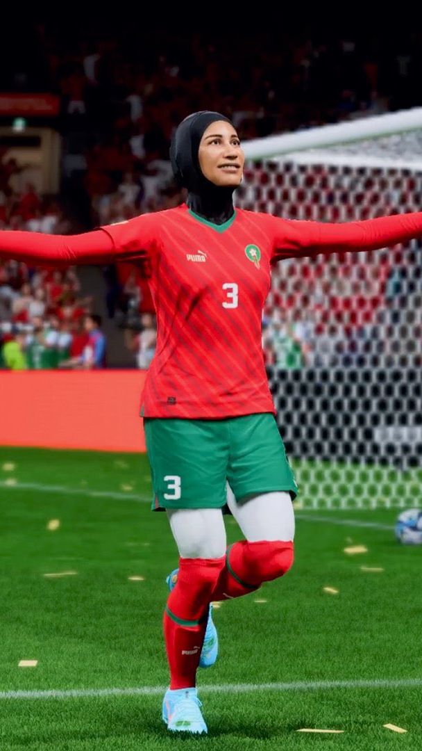 Recently, EA Sports show a new update installment and added hijab for female footballers who are Muslim.