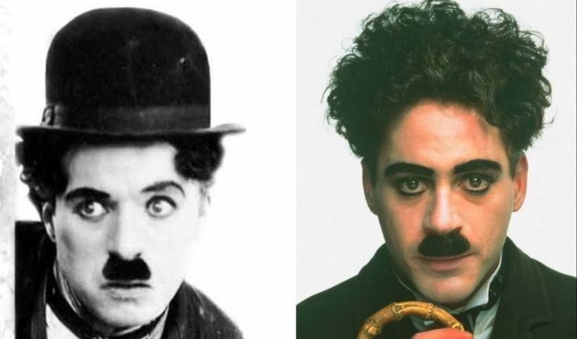 Robert Downey Jr. as Charlie Chaplin (Chaplin)
