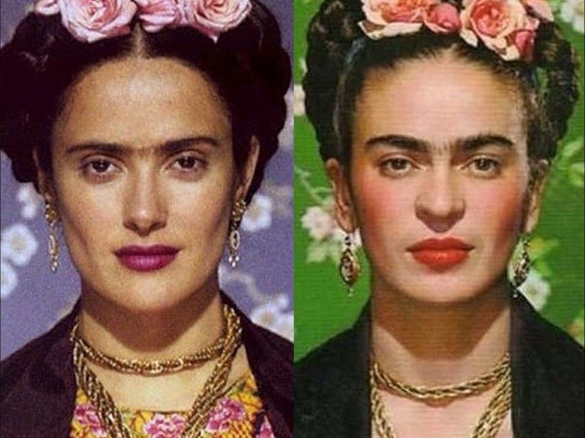 Salma Hayek as Frida Kahlo (Frida)