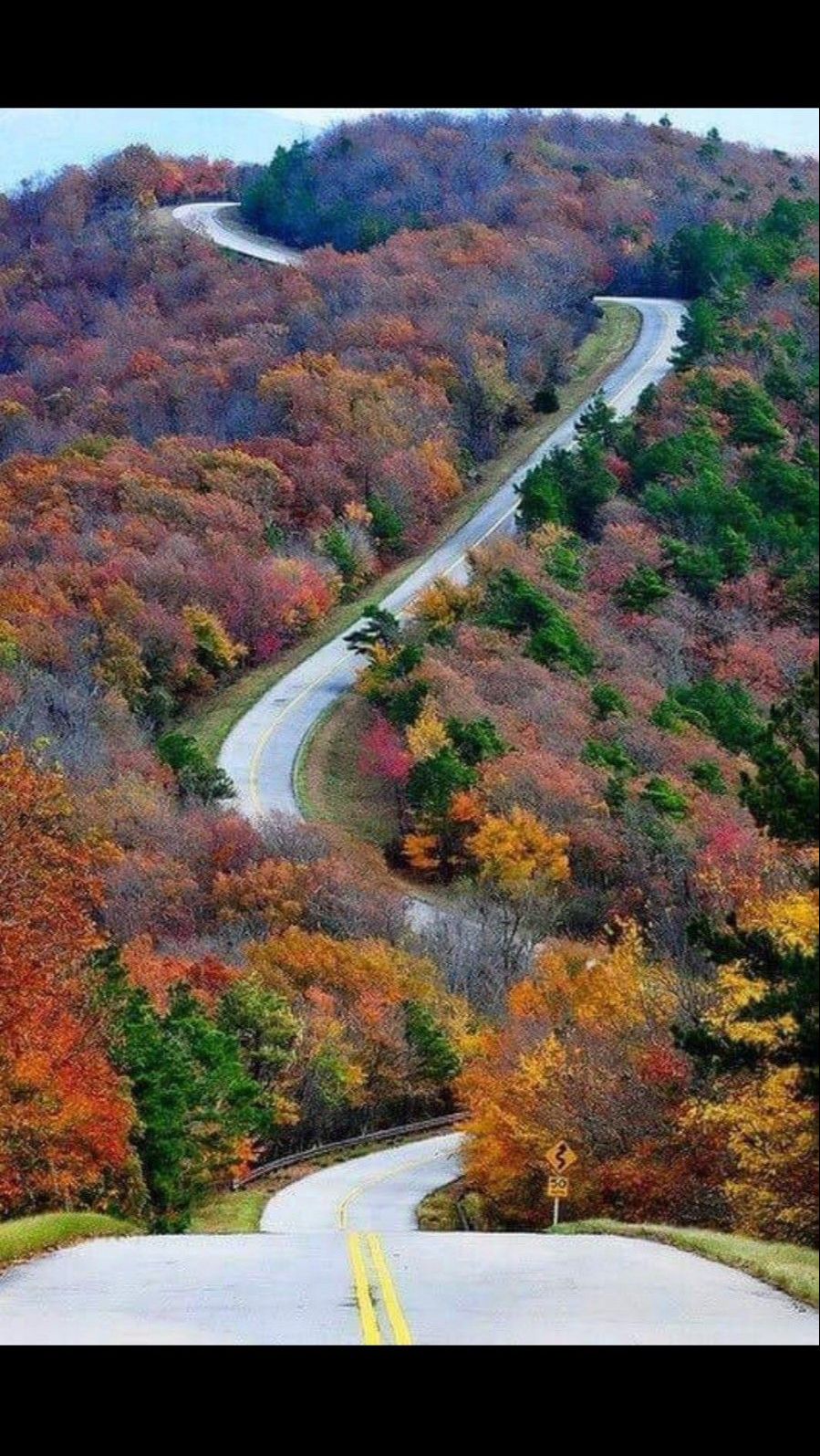 3. Talimena National Scenic Byway: Journey through Nature's Palette<br /><br
/>The Talimena National Scenic Byway is a must for those seeking a picturesque drive. It stretches across the Ouachita Mountains. This 54-mile drive offers panoramic vistas and rich greenery in the fall.<br
/><br
/>Photo: pinterest_i.pinimg