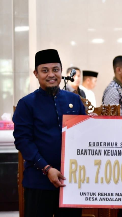 Gubernur Andi Sudirman Kembali Gelontorkan Rp 7 M Bantuan Keuangan ...