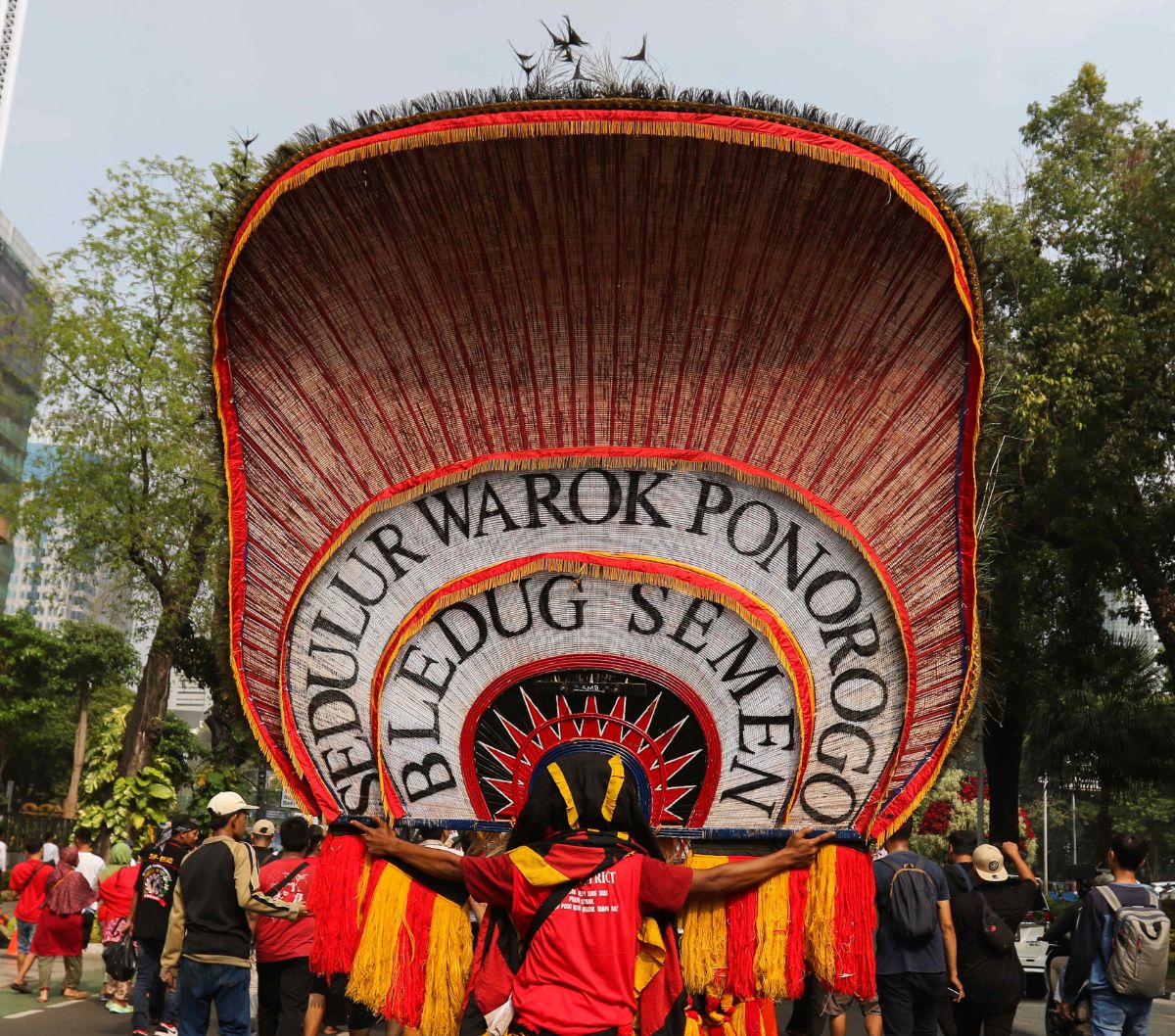 FOTO: Dorong Jadi Warisan Budaya Tak Benda UNESCO, Pawai Budaya Reog ...