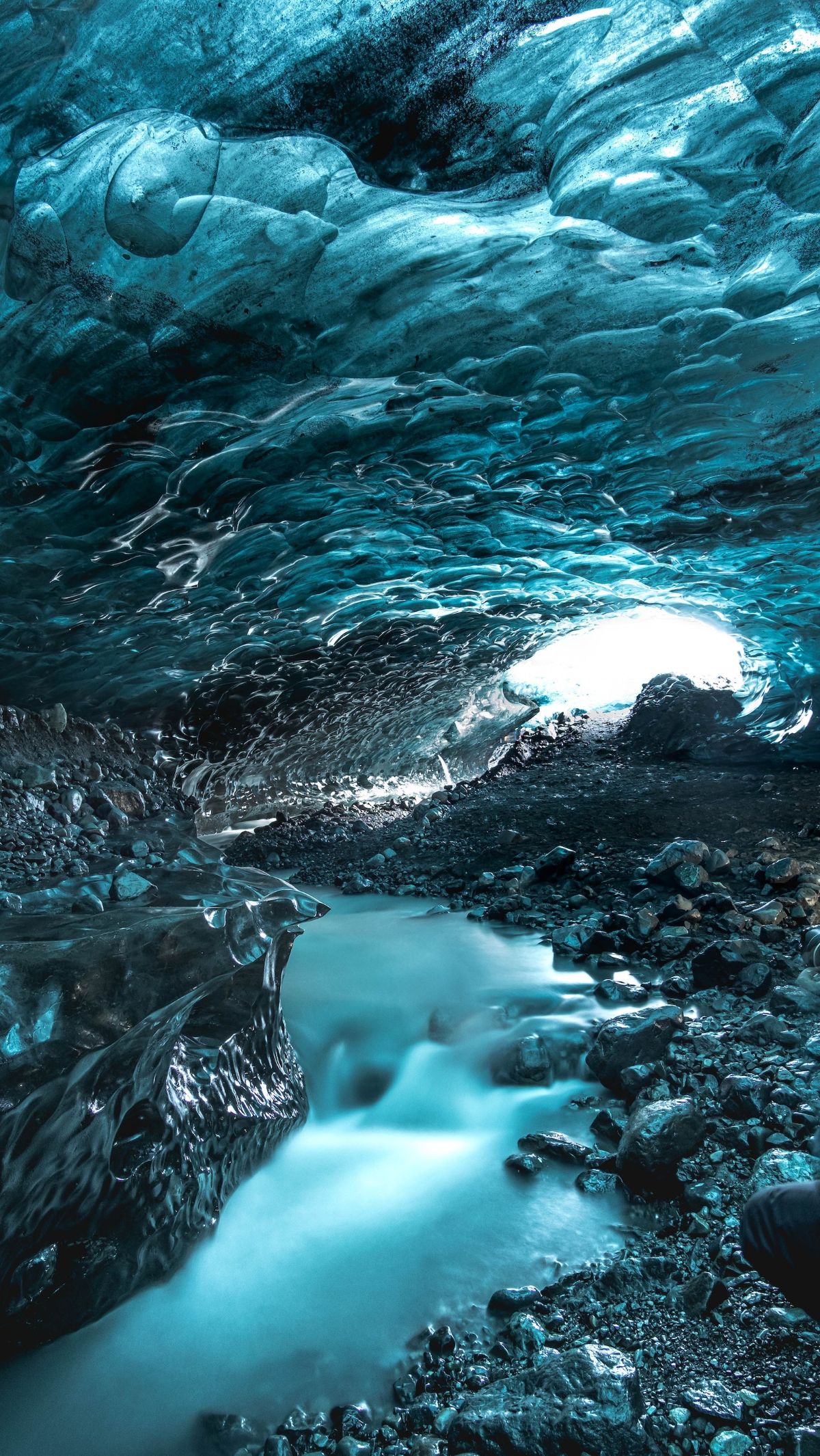4. Crystal Cave, Iceland: Frozen Fantasy Uncover <br><br> Deep within Skaftafell, Iceland lies a frozen treasure trove that defies imagination. The Crystal Cave shows a magical landscape of ice formations. <br><br>Photo: pexels-jo-kassis
