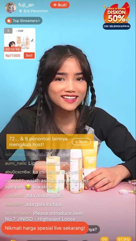 Dalam unggahan terbaru akun instagram @fuji_an, Fuji mengungkapkan rasa bersyukurnya.