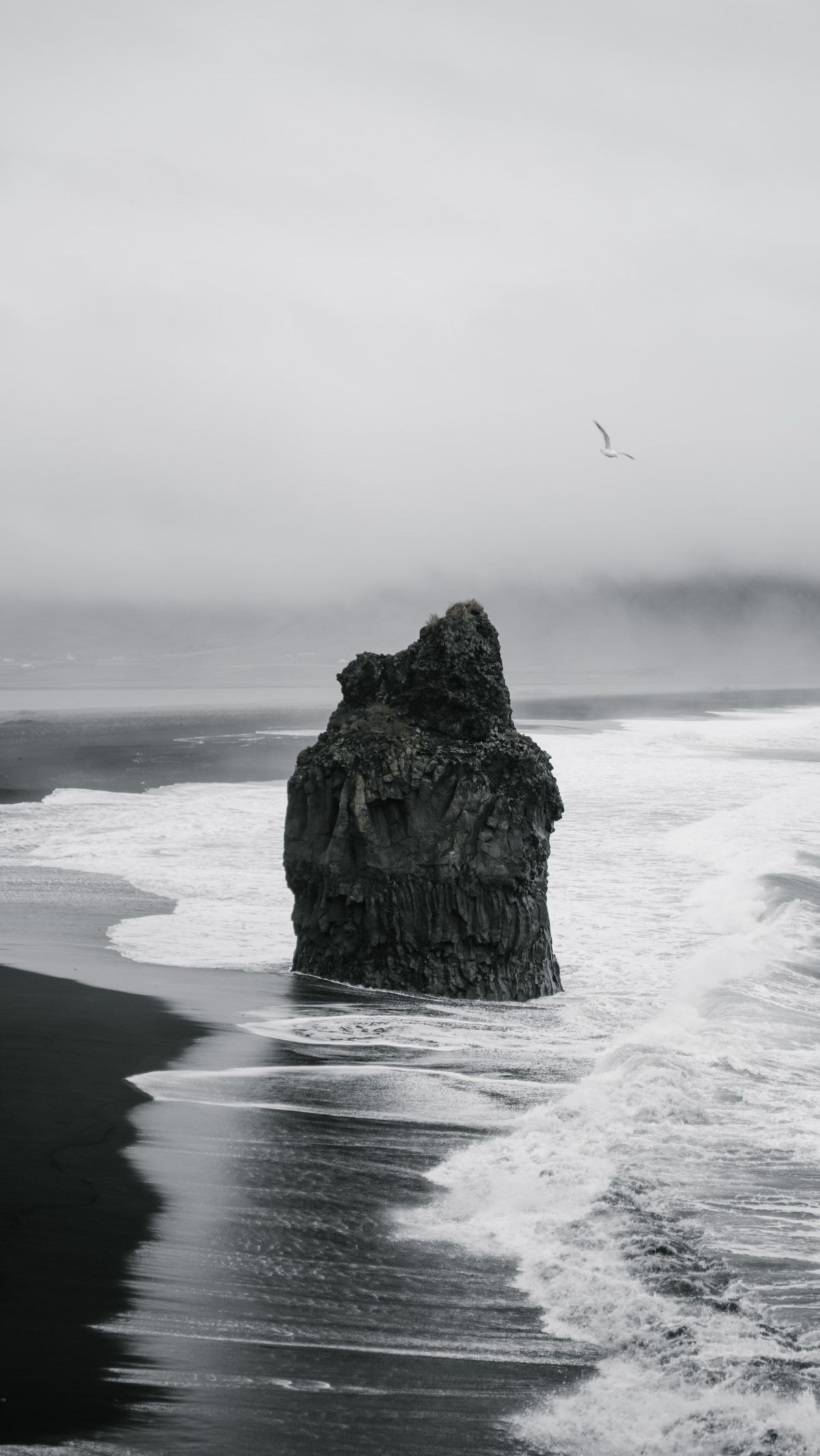 4. Vik, Iceland: Dramatic Beauty<br><br>Vik's black sand beach on Iceland's southern coast is a lovely blend of contrasts. The obsidian sands contrast starkly with the booming North Atlantic waves. This creates a breathtaking wonder that feels almost supernatural.<br><br>Photo: pexels-arthouse-studio