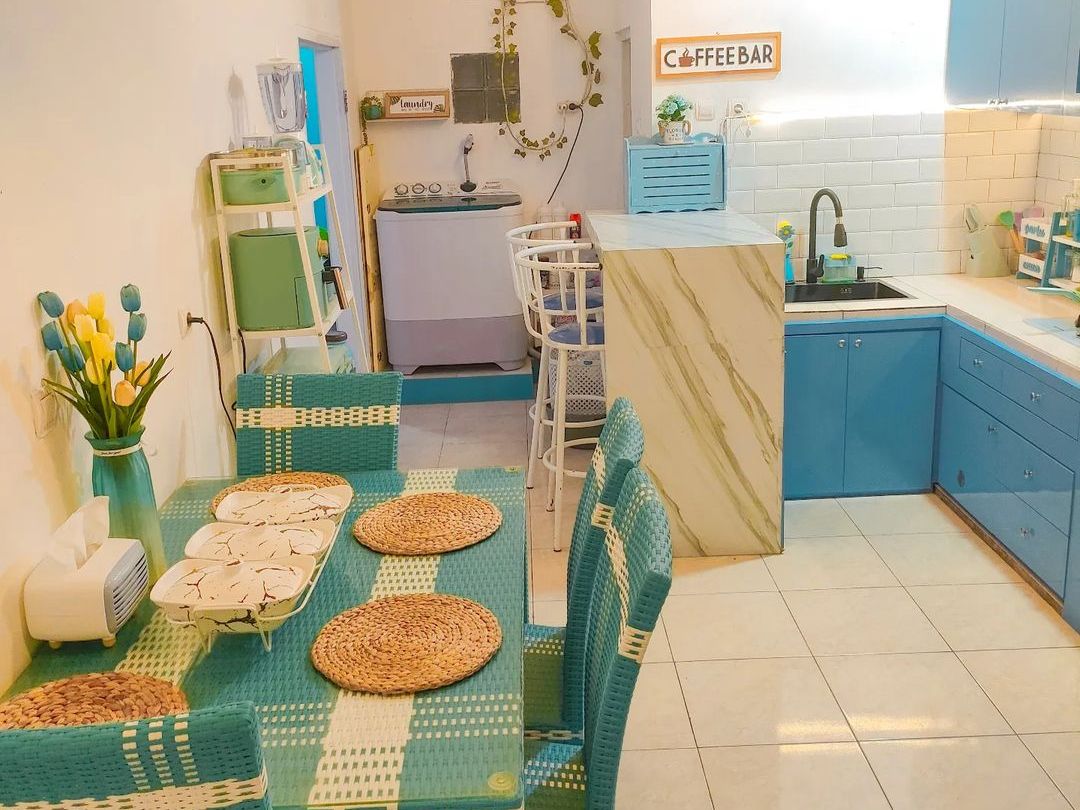 Serasa di Serial Kartun, Desain Gemas Interior Rumah Serba Baby Blue