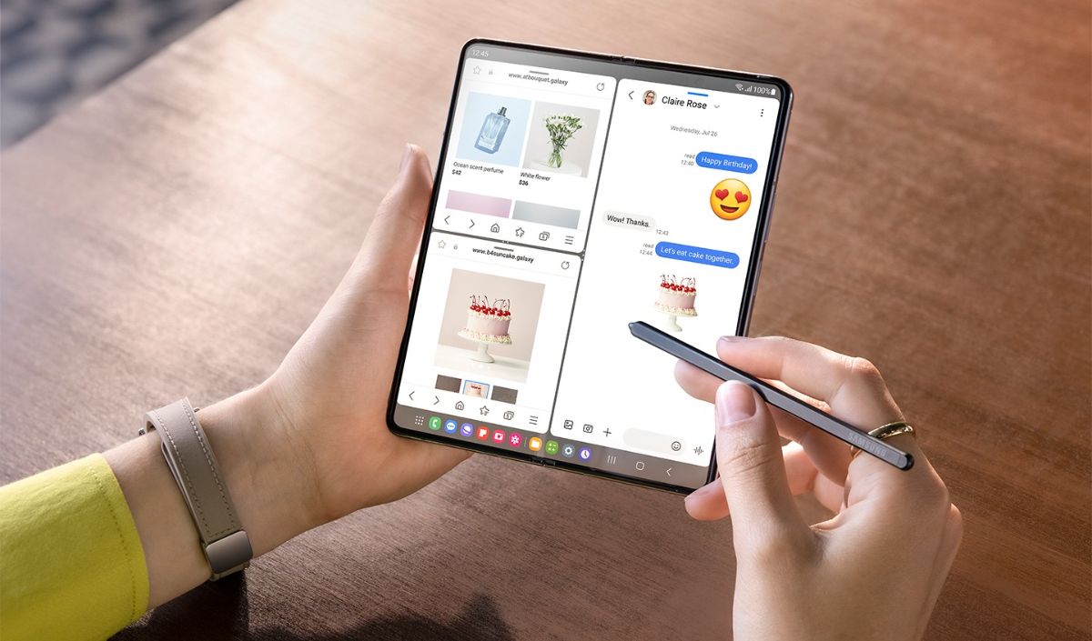 Layar Imersif dan Multitasking Tanpa Batas