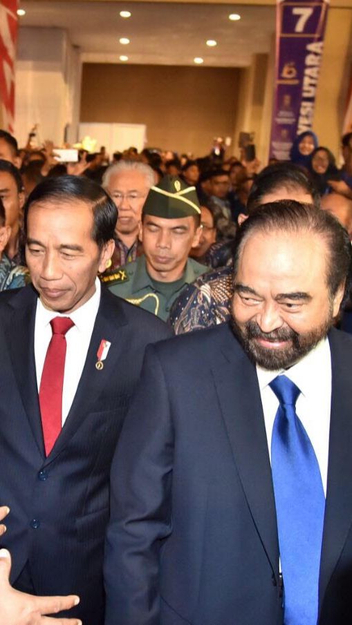 Jokowi Bertemu Surya Paloh Di Istana Kemarin, Bahas Perjodohan Anies ...