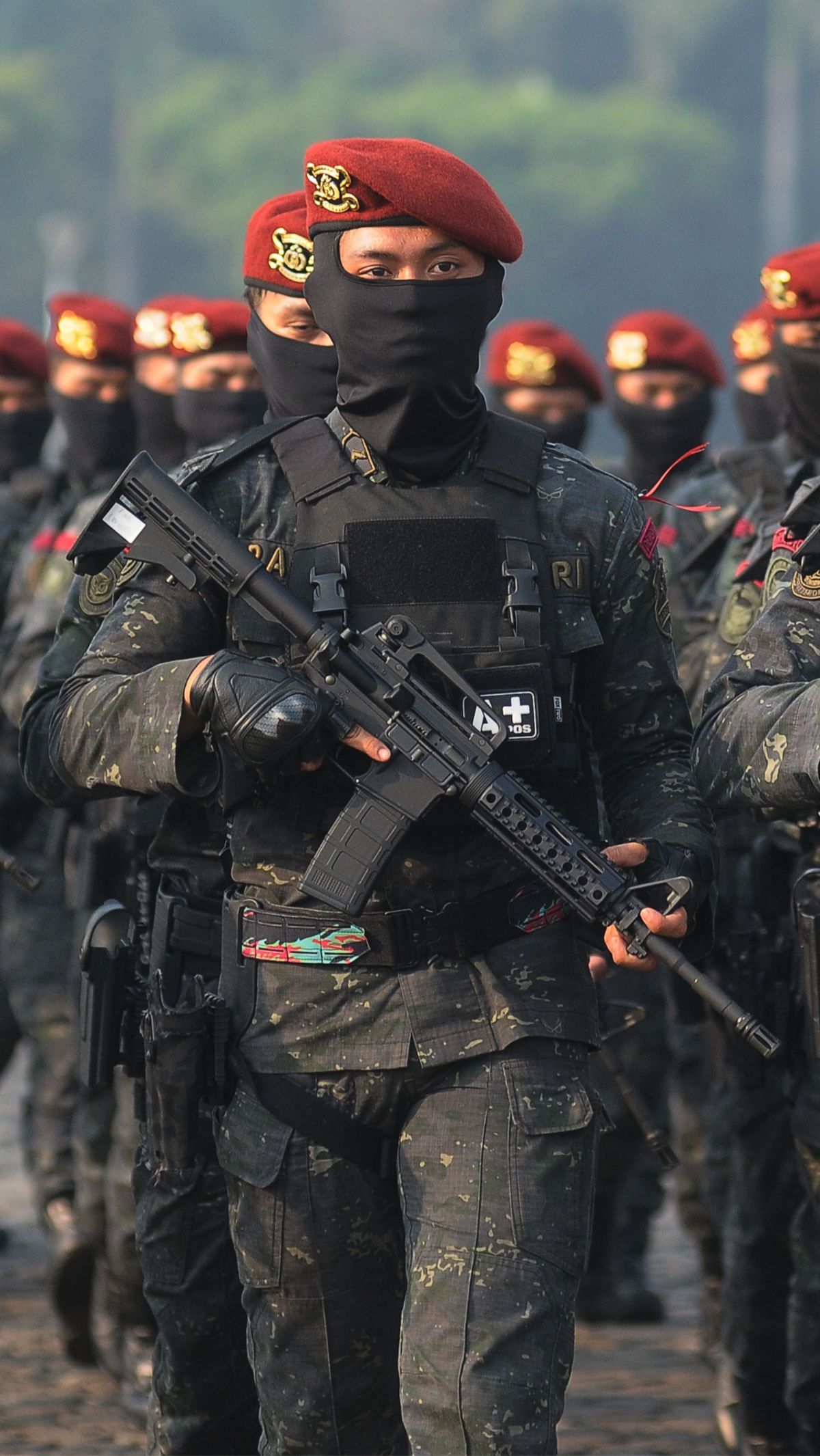 FOTO: Ribuan Personel TNI-Polri Siap Amankan KTT ASEAN di Jakarta