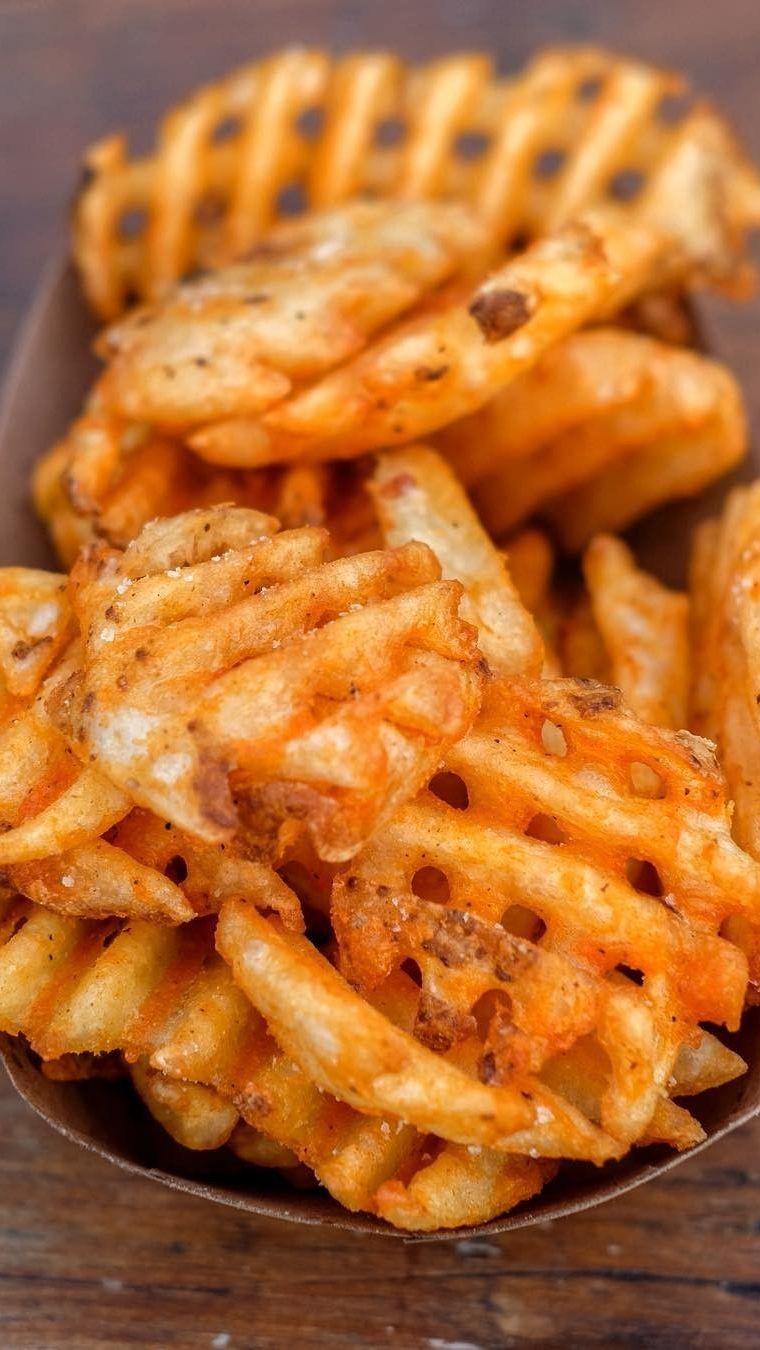 Seasoned Waffle Fries Recipe
