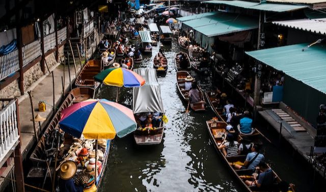 2. The City of Floating Markets