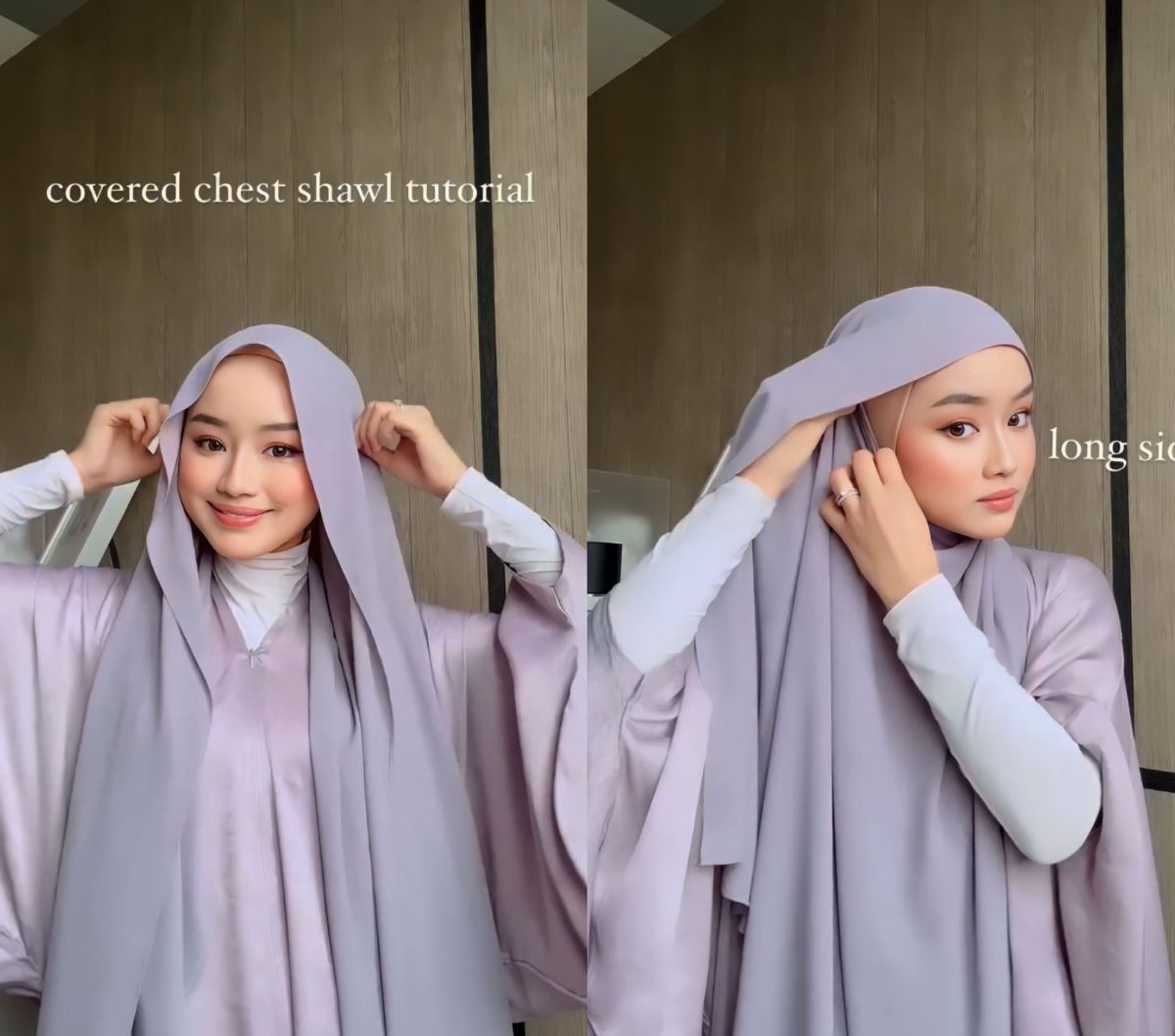 Tutorial Tampil Chic dengan Pashmina Chiffon