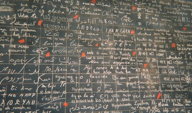 1. Le Mur des Je T'aime (The Wall of Love)