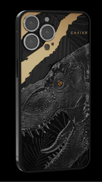 Over the years, Caviar has created some of the most expensive phones. Like Tyrannophone, an iPhone 13 Pro with real T-Rex teeth embedded inside.