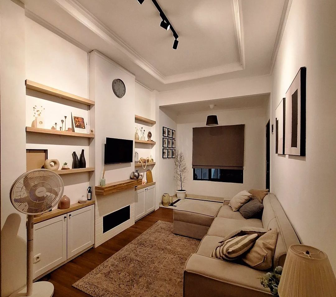 Before After Living Room Jadul, Penataannya Jadi Beda Banget