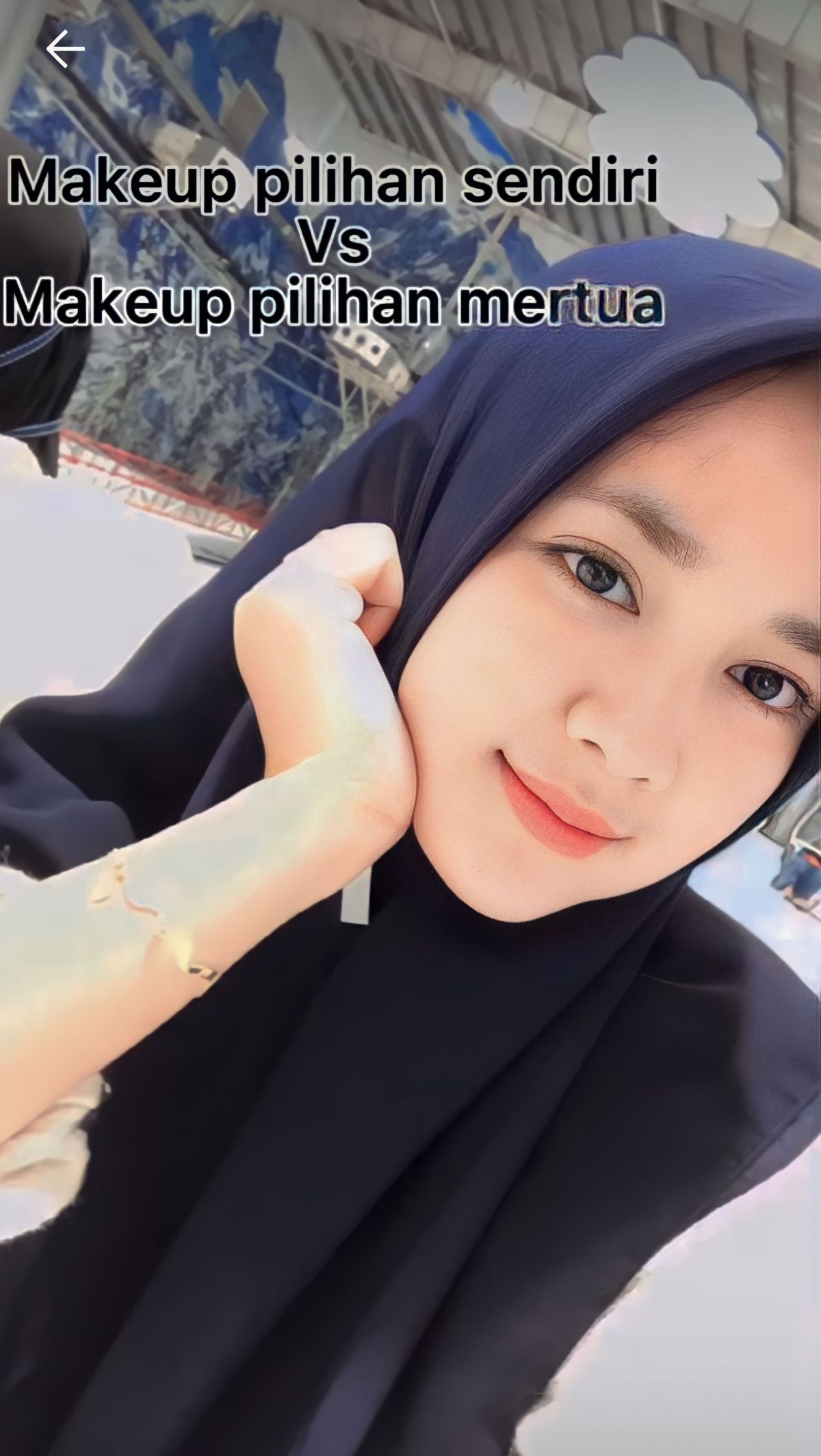Gak Perlu Overthinking, Pengantin Perempuan Ini Bandingkan Makeup Pilihan Sendiri dan Mertua, Semuanya Sesuai Ekspektasi