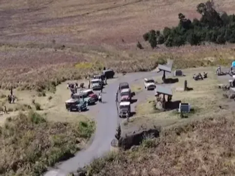 Ngaku Sudah Padamkan Api, WO dan Calon Pengantin Salahkan Angin Kencang dan Rumput Kering Bromo