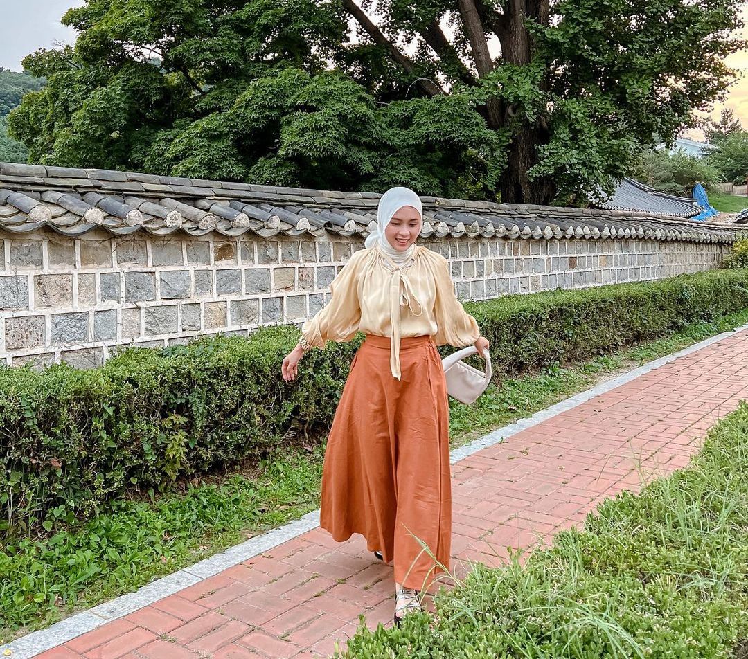 Tengok Autum Style Hijaber Indonesia di Korea Selatan