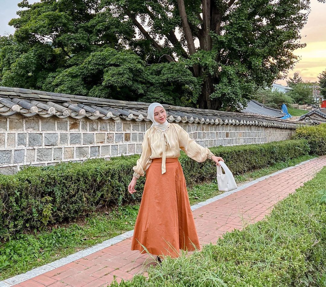 Tengok Autum Style Hijaber Indonesia di Korea Selatan