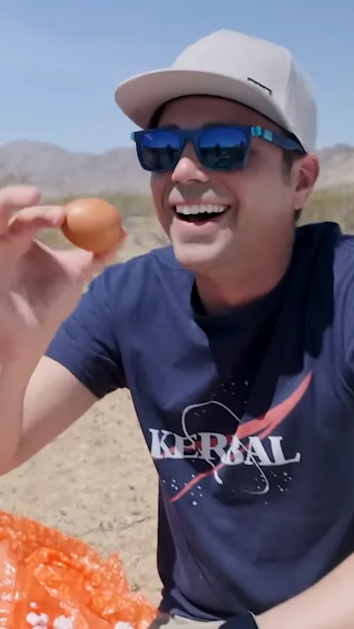 Man Drop Egg From Space Without Cracking it!