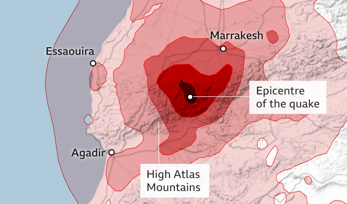 Where did the earthquake hit?