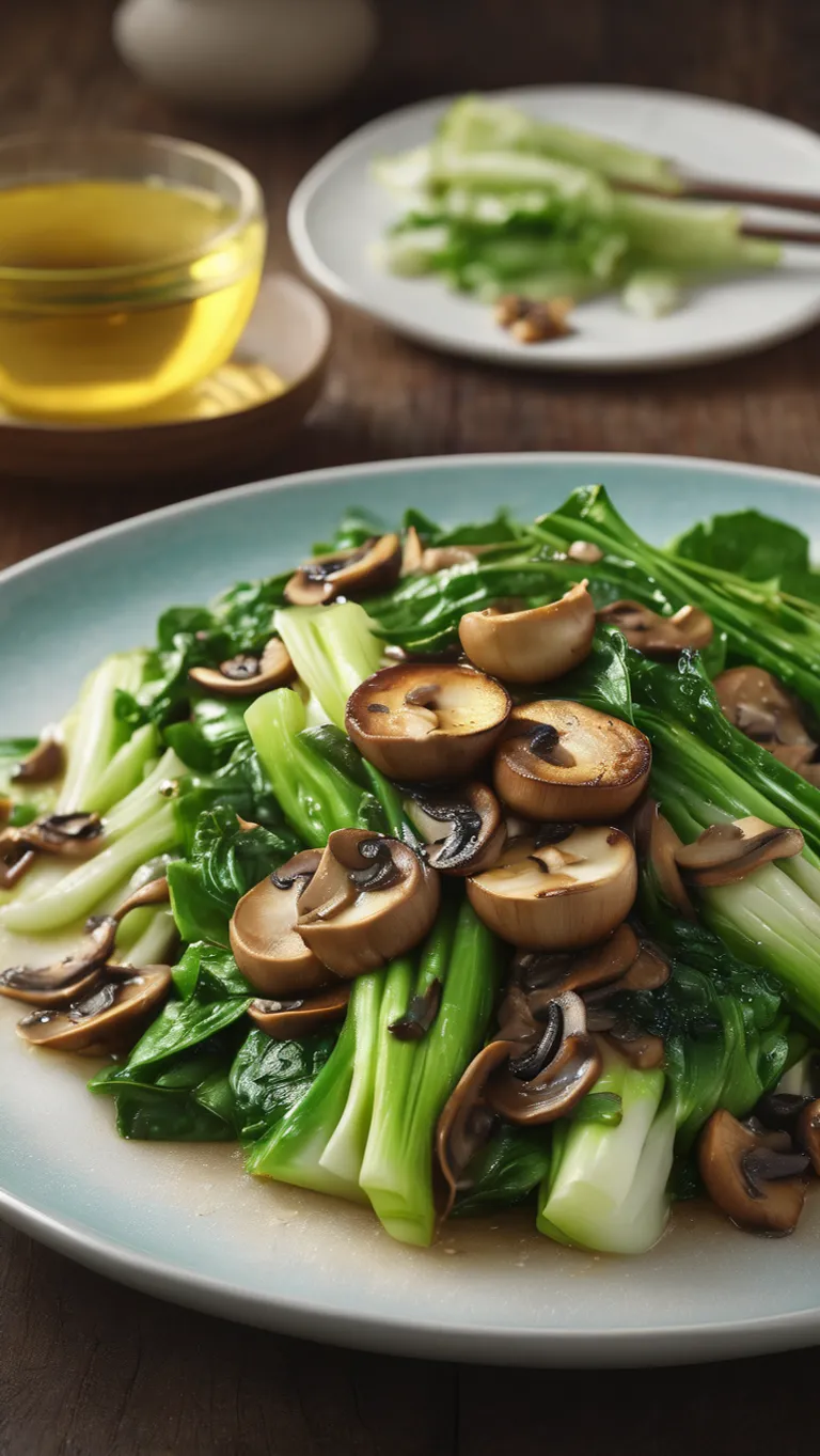 B. Stir-Fried Mushroom and Bok Choy