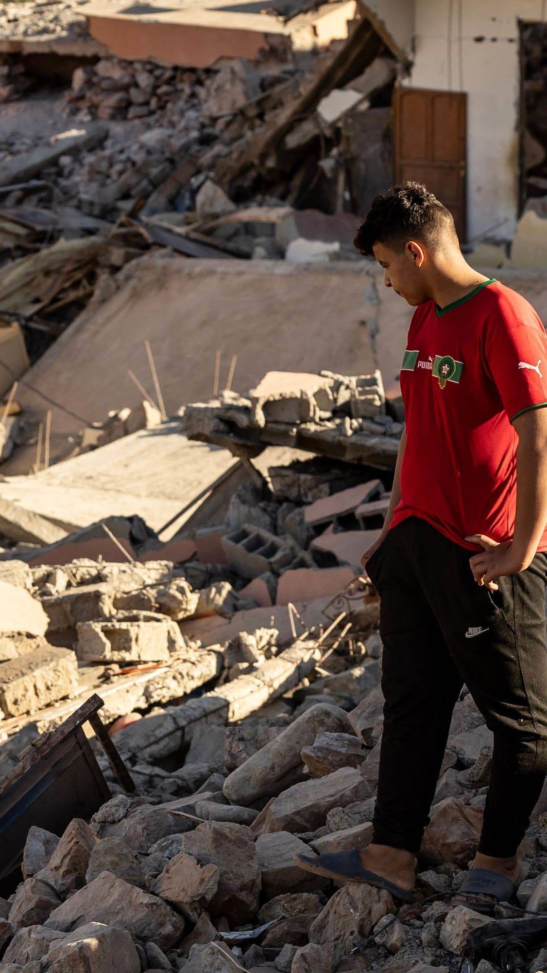Gempa Maroko, Garis Waktu Gempa Mematikan