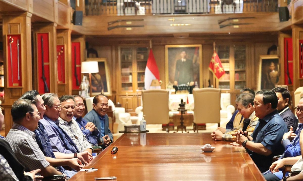 Begini Ekspresi Ganjar Ditanya SBY Turun Gunung Dukung Prabowo